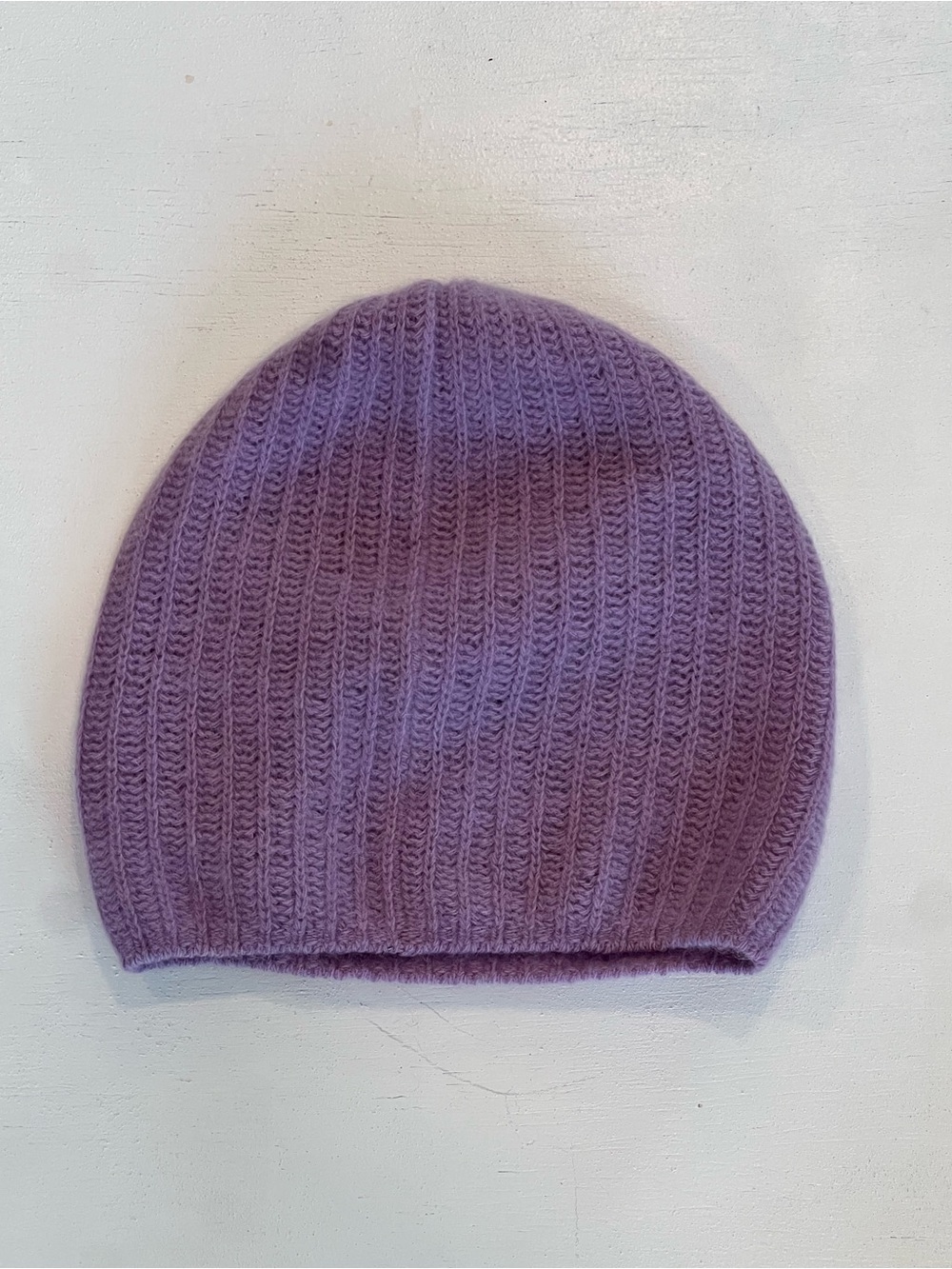 Portolano Lavender Mohair Knit Hat